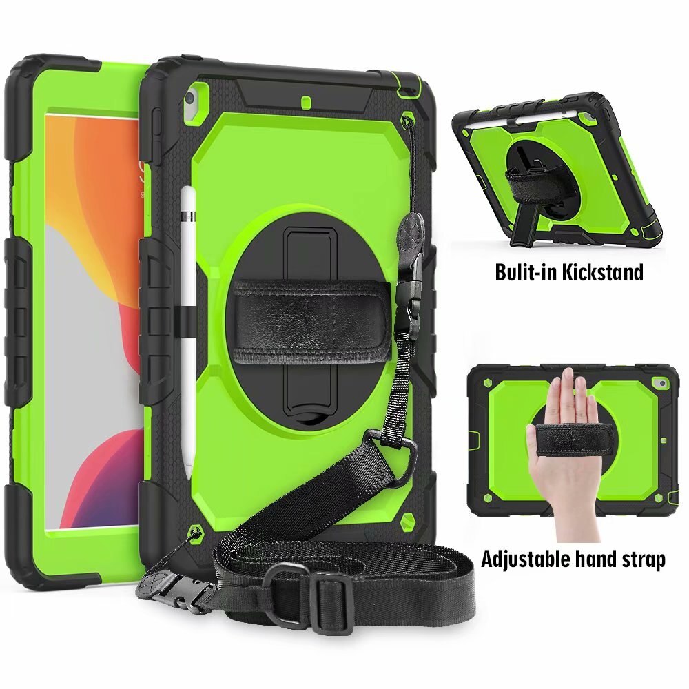 iPad Case Full-Body Protection with Screen Protector & Kickstand