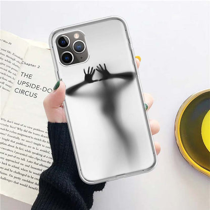 Woman Silhouette Sexy Lady Girl Silicon Phone Case For iPhone