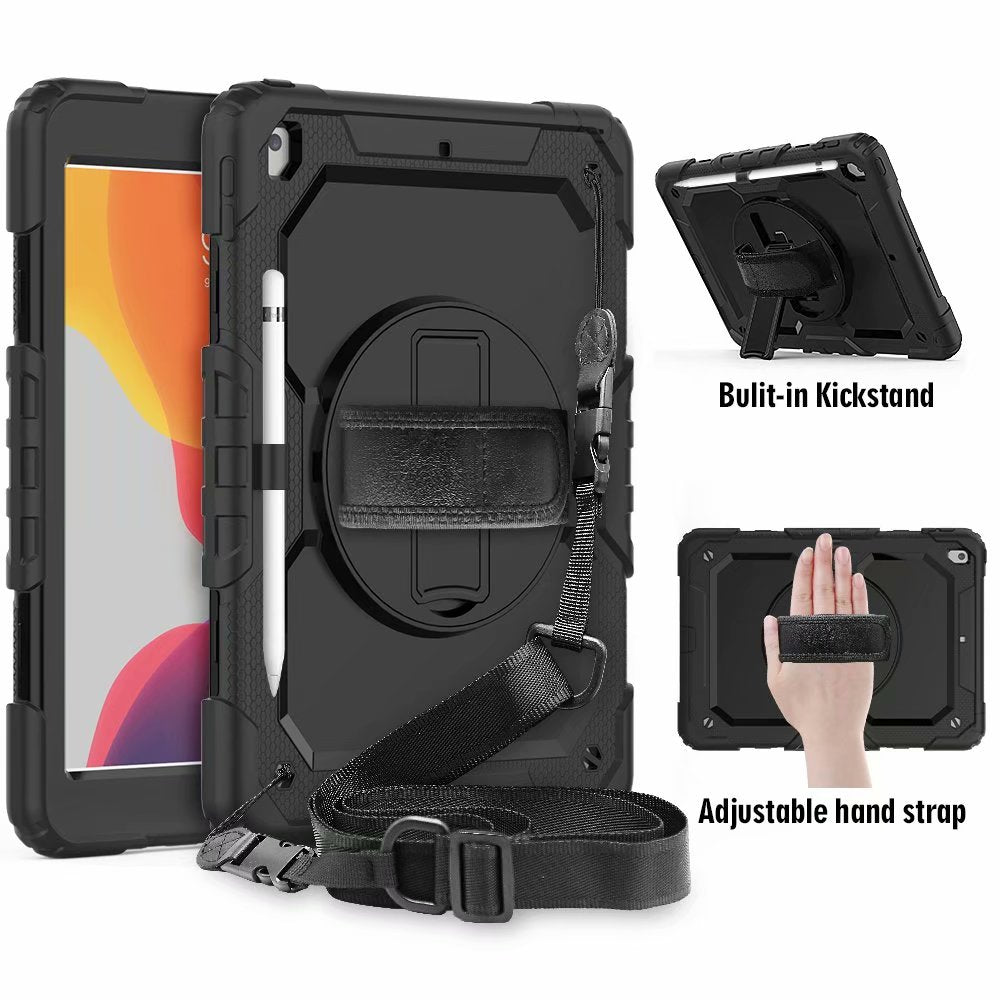 iPad Case Full-Body Protection with Screen Protector & Kickstand