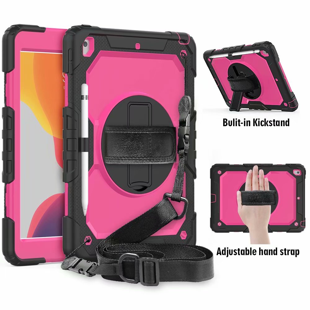 iPad Case Full-Body Protection with Screen Protector & Kickstand