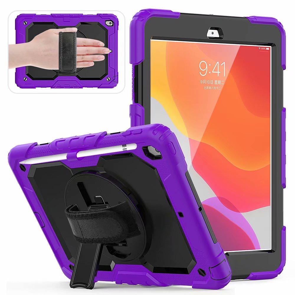 iPad Case Full-Body Protection with Screen Protector & Kickstand