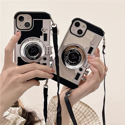 3D Retro Camera Case For iPhone