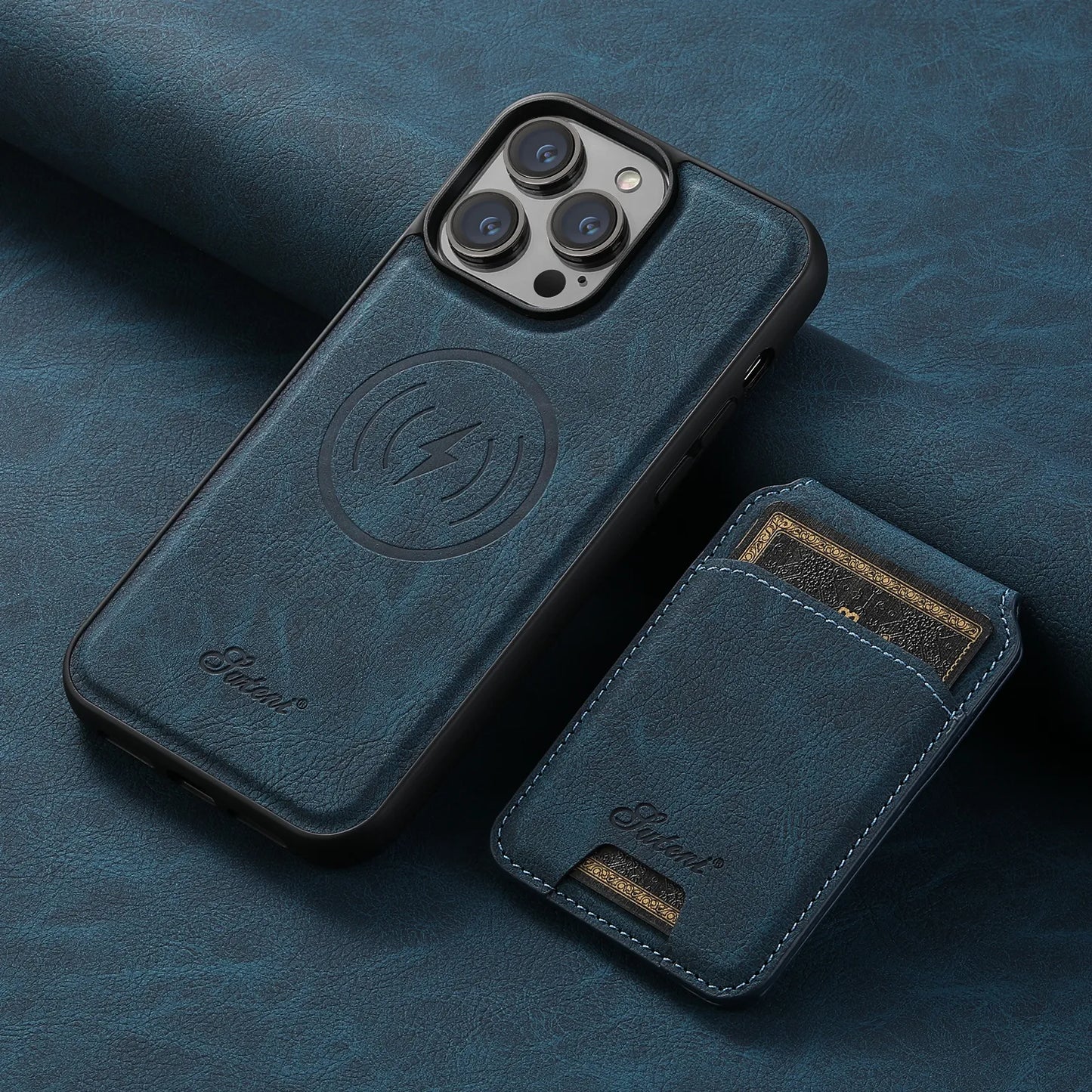 Leather Wallet iPhone Case Magsafe