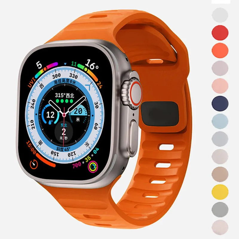 Soft Silicone Strap for Apple Watch