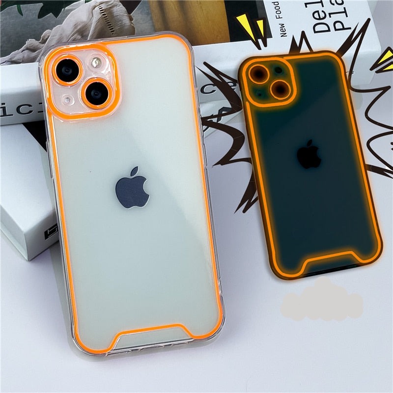Glow In The Dark Luminous Silicone Soft Case for iPhone