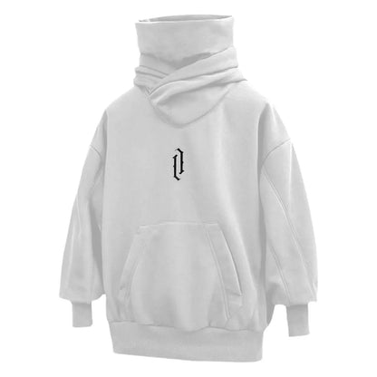 NEBUKON Double Neckline Hip Hop Hoodie