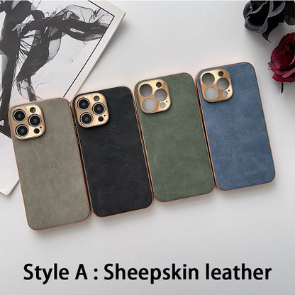 Leather Phone Case For Iphone 15 14 13 12 11 Pro Max