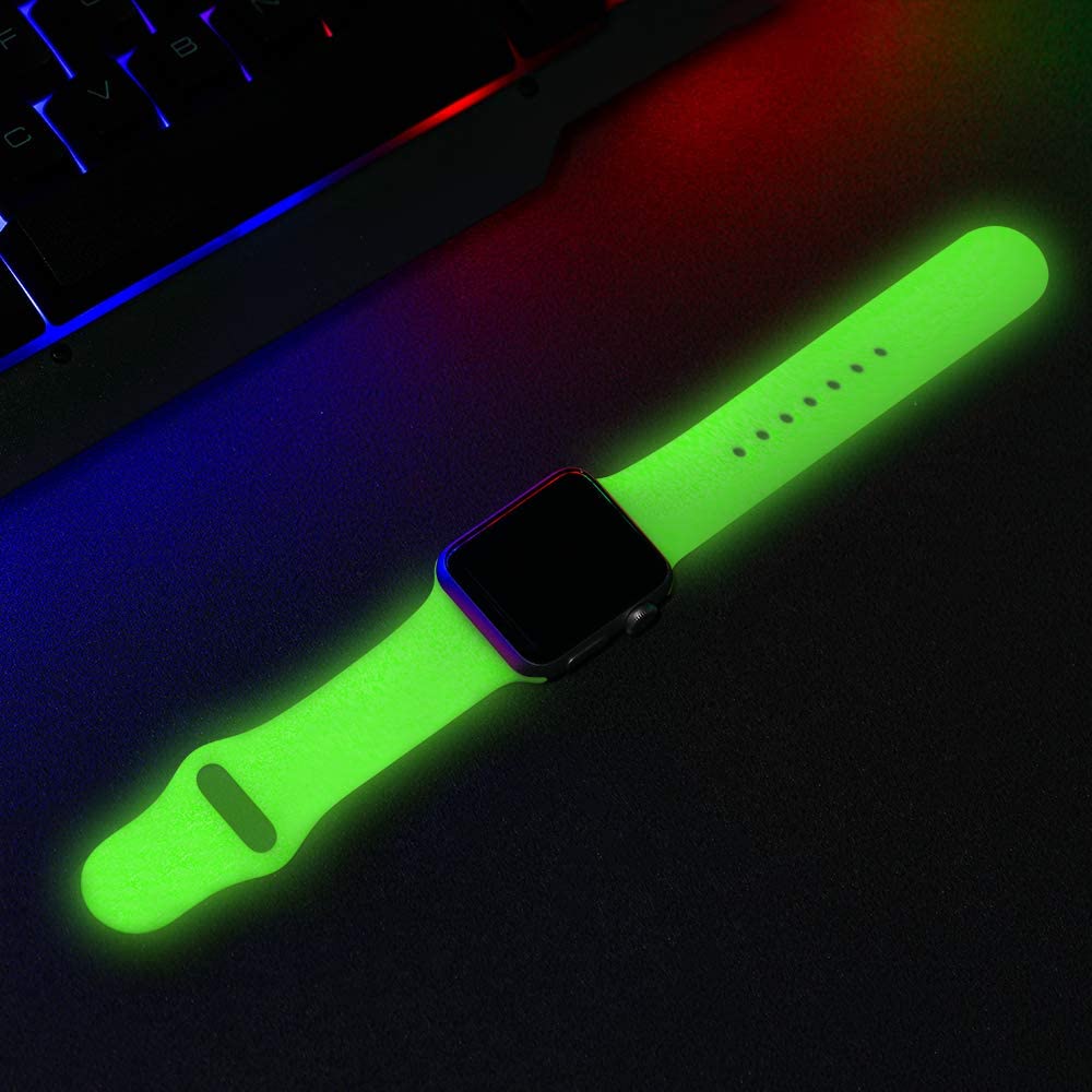 Luminous Silicone Strap For Apple Watch