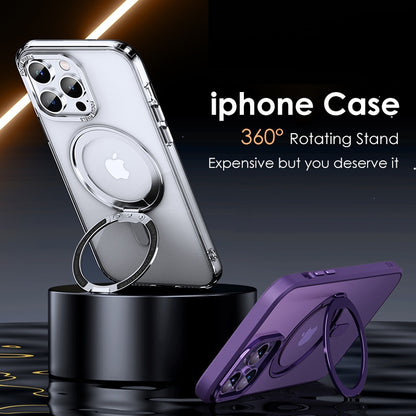 Luxury Magnetic Stand Case For iphone 15 14 13 12 11 Pro Max