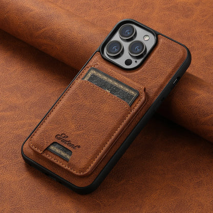 Leather Wallet iPhone Case Magsafe