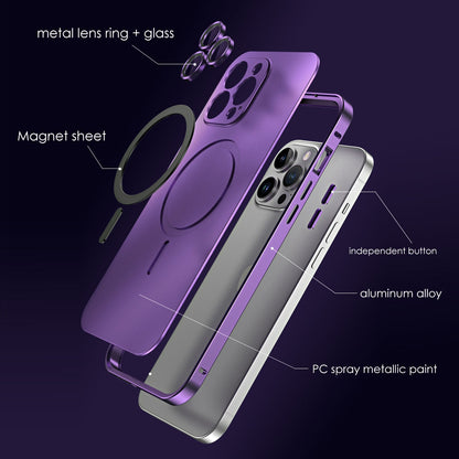 New Metal Aluminum Phone Case For Iphone 15 14 13 12 Pro Max