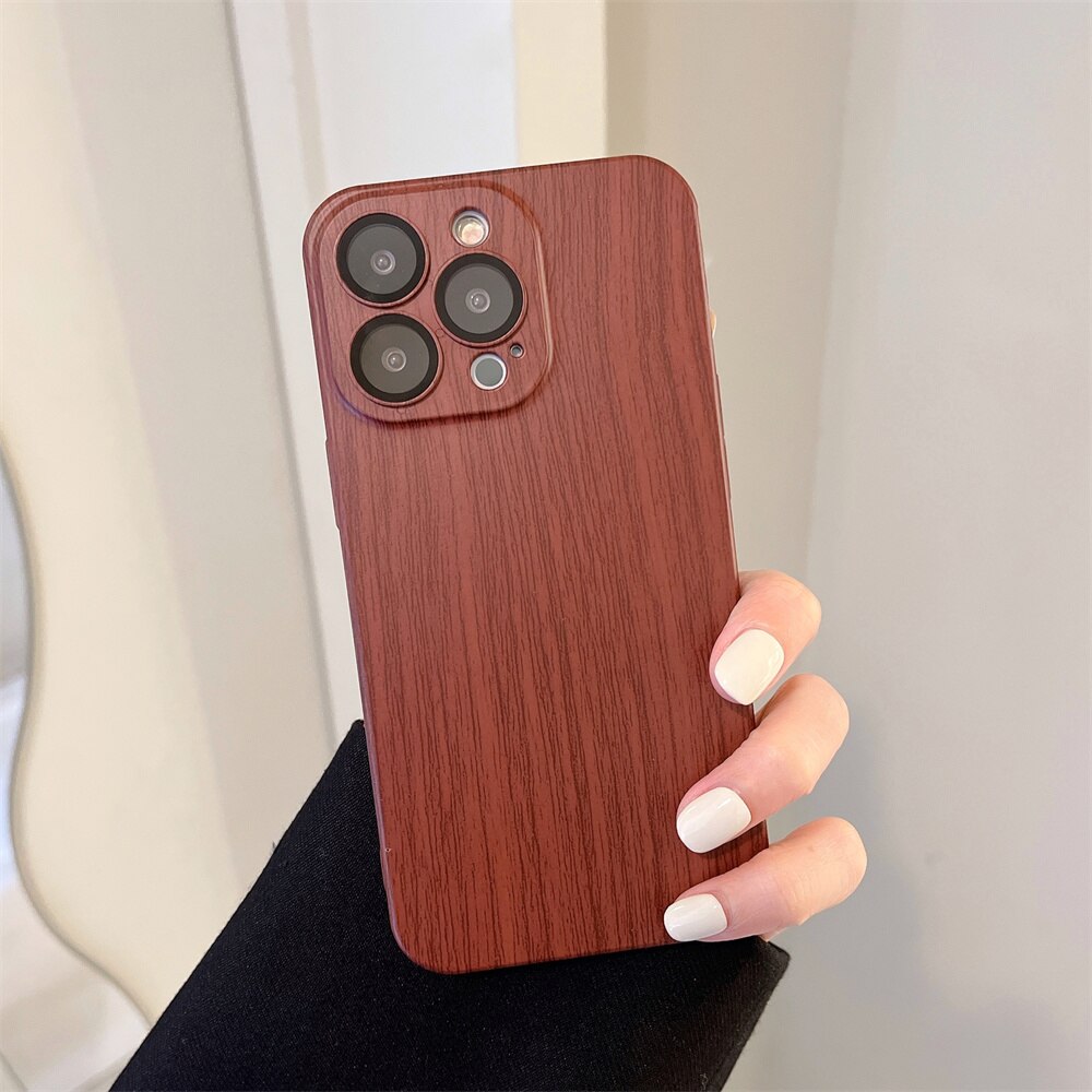 Luxury Wood Mahogany Magsafe Mobile Phone Case