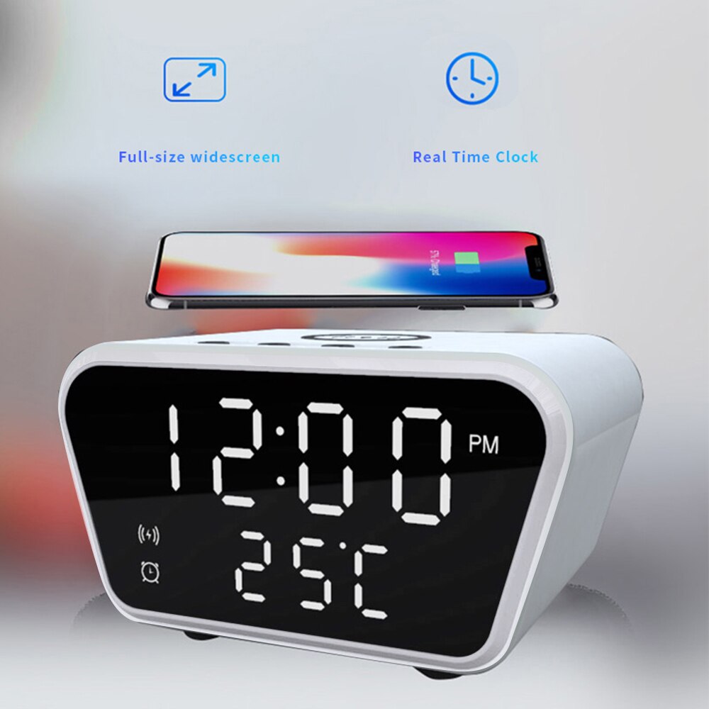 Wireless Charging Alarm Clock