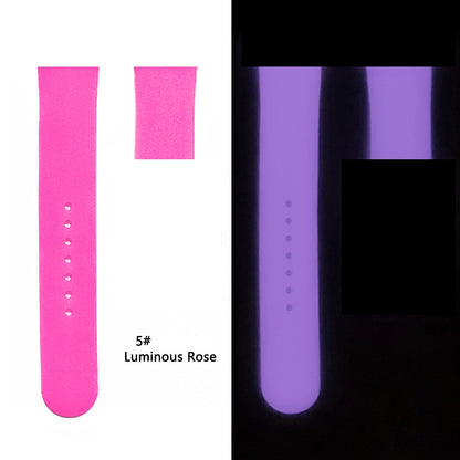 Luminous Silicone Strap For Apple Watch