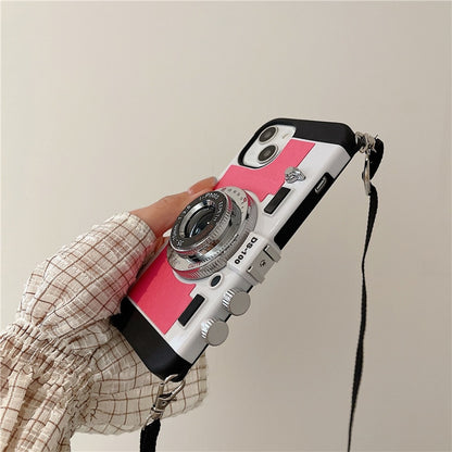 3D Retro Camera Case For iPhone