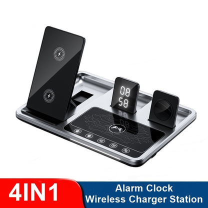 R11 4 In 1 Wireless Charger Qi Wireless Fast Charging Stand