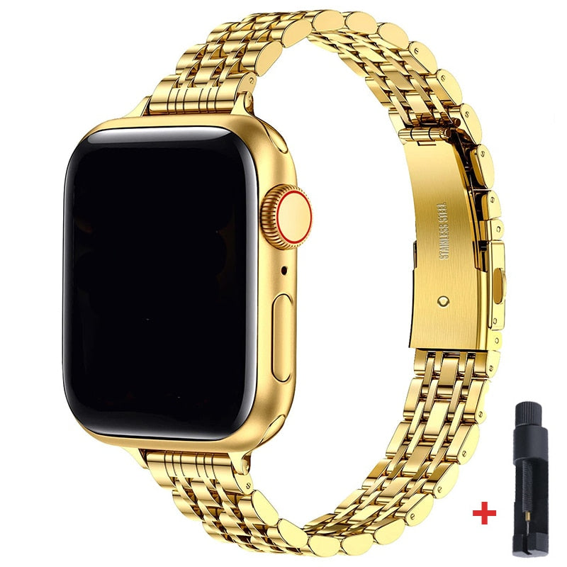 Stainless Steel Strap For Apple Watch Band for Women