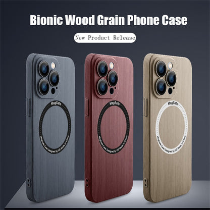 Luxury Wood Mahogany Magsafe Mobile Phone Case