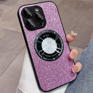 Pink Glitter MagSafe Phone Case