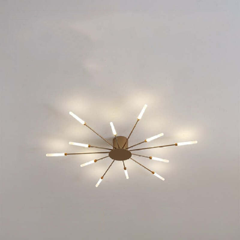 Industrial Style Fireworks LED Ceiling Light For Living Room, Bedroom