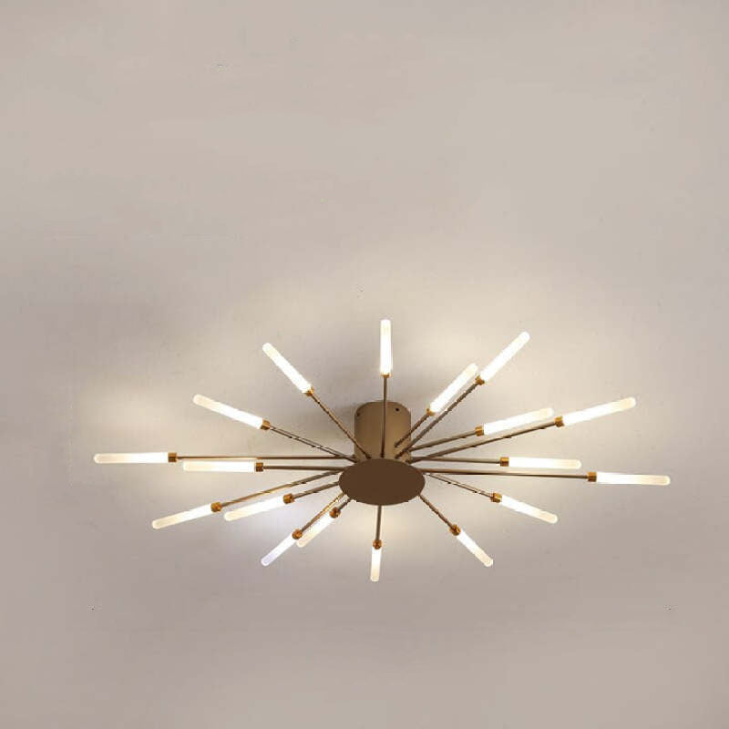 Industrial Style Fireworks LED Ceiling Light For Living Room, Bedroom