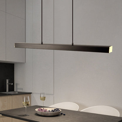 Modern Simple Linear LED Pendant Lamp For Dining Room