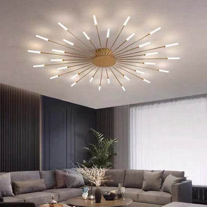 Lowry Flush-Mount Ceiling Light Fireworks