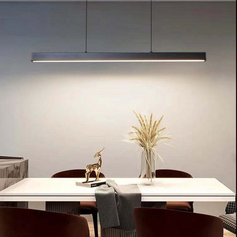 Modern Simple Linear LED Pendant Lamp For Dining Room