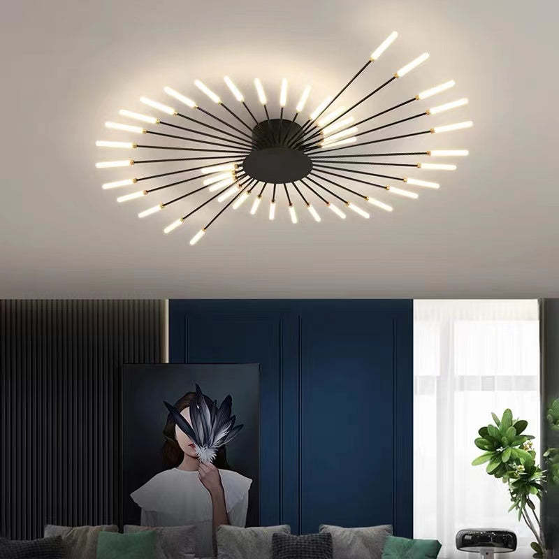 Lowry Flush-Mount Ceiling Light Fireworks