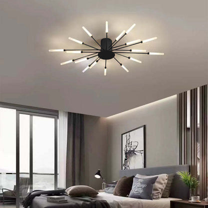 Lowry Flush-Mount Ceiling Light Fireworks