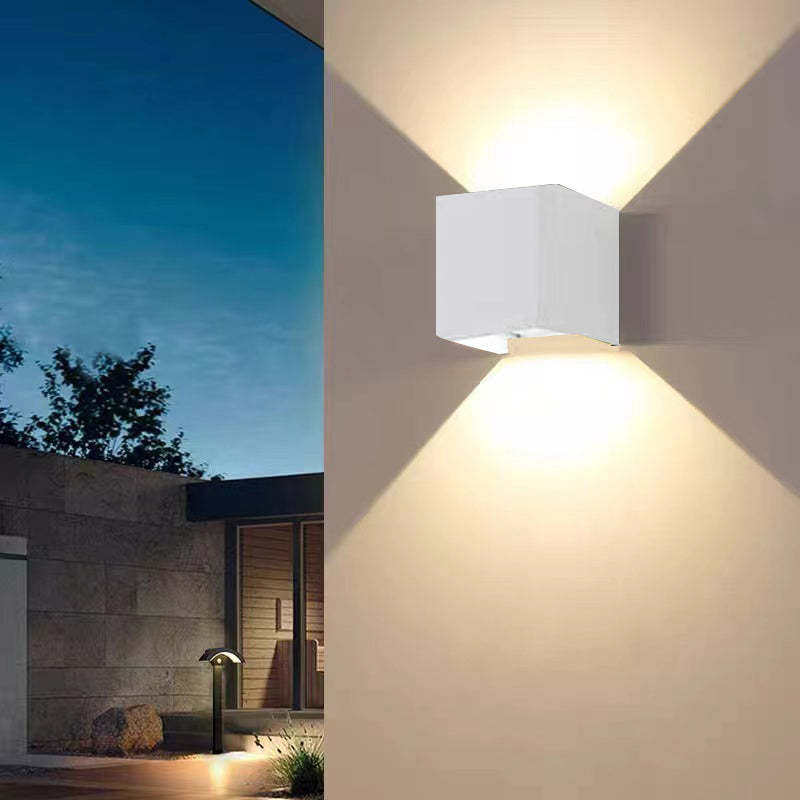 Modern Aluminum Waterproof LED Wall Sconce Wall Light Outdoor Indoor Use