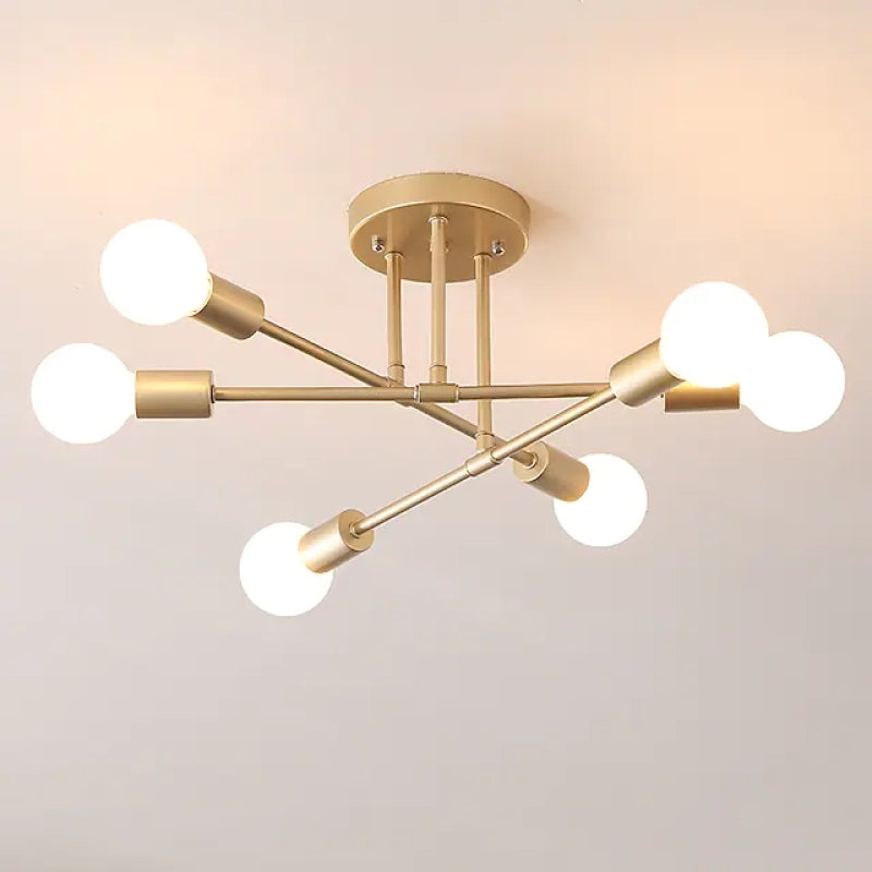 Modern Simple Ceiling Lamp LED for Living Room & Bedroom