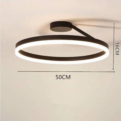 Modern Simple Round LED Ceiling Lighting for Living Room & Bedroom