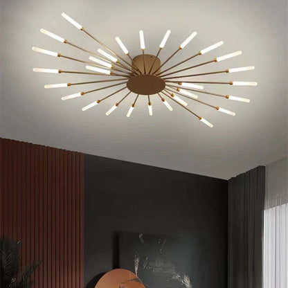 Lowry Flush-Mount Ceiling Light Fireworks