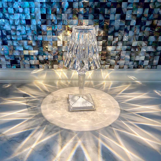Modern Diamond Crystal Table Lamp
