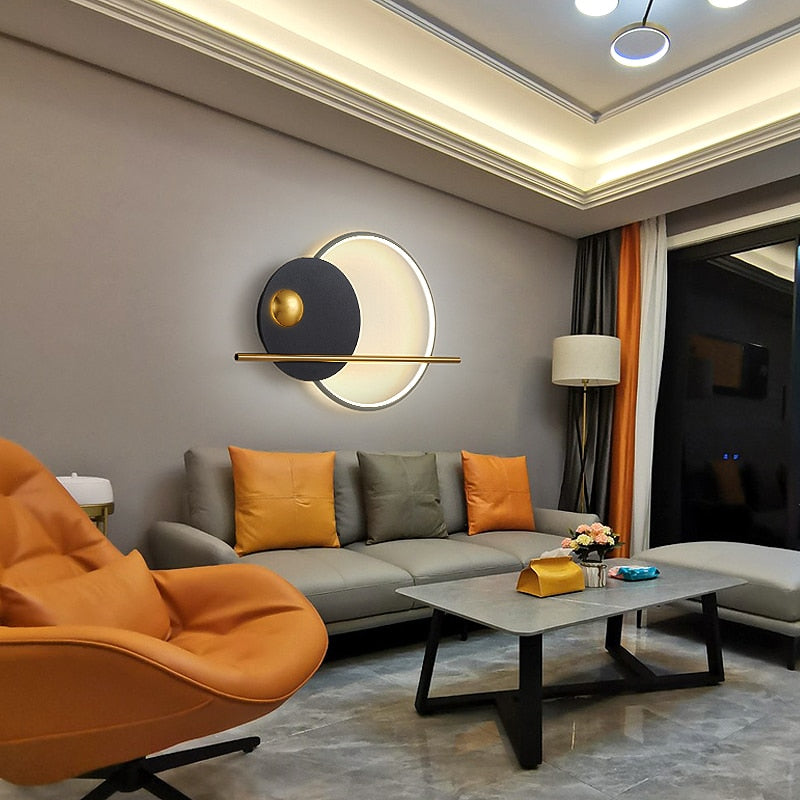 Modern Neutral Living Room Led Wall Lamp