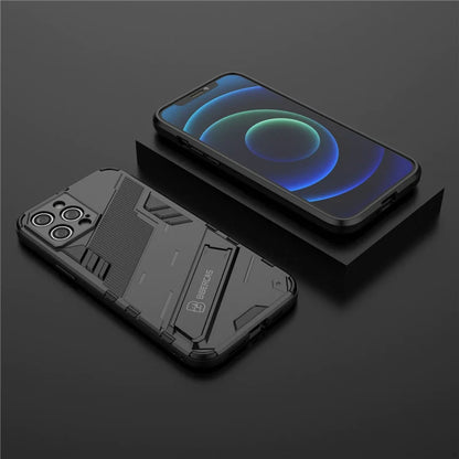 Armor Cyber Shockproof Case For iPhone With Stand Holder