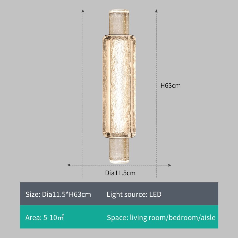 Modern Crystal Wall Led Lamp