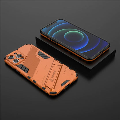 Armor Cyber Shockproof Case For iPhone With Stand Holder