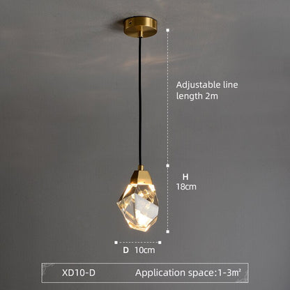 Modern Prism Crystal Wall Lamp