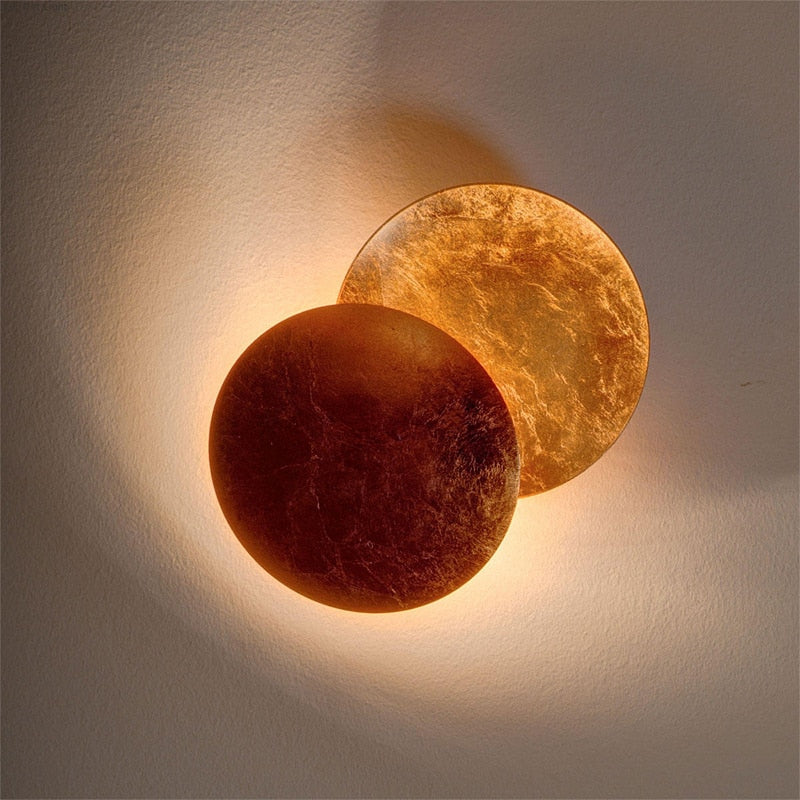 Rotational Sun Led Wall Sconce Lamp