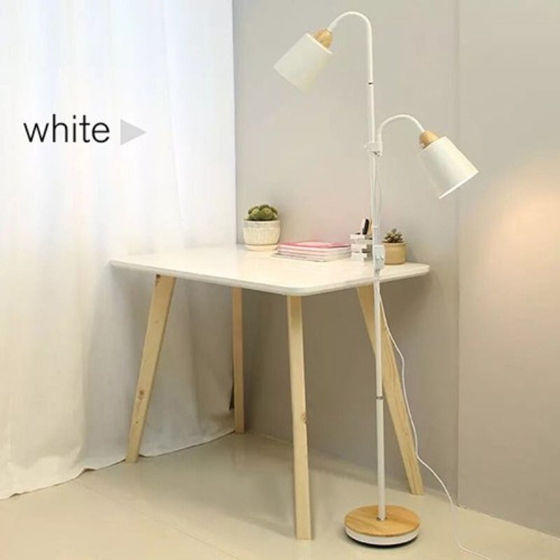 Nordic Minimal Wooden Floor Lamp