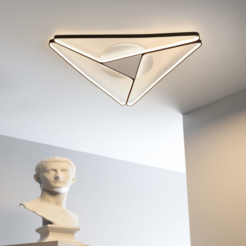 Triangle Surface Shadows Modern Led Ceiling