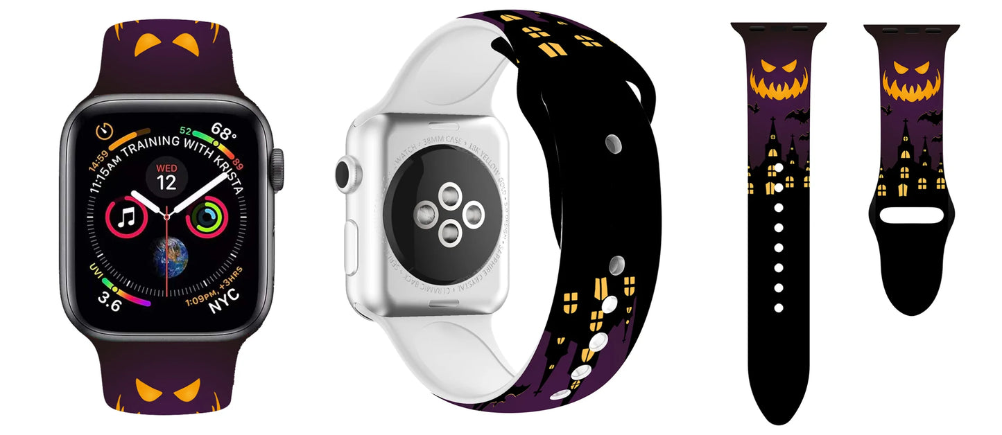 Halloween Silicone Strap for Apple Watch