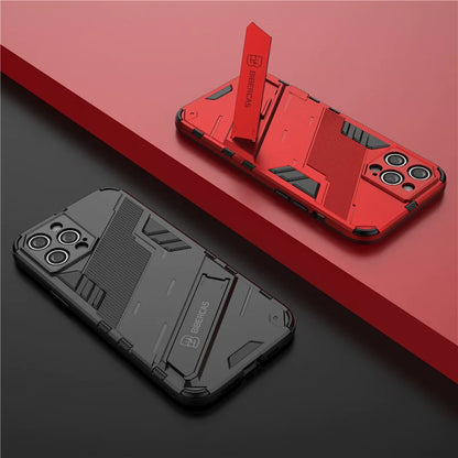 Armor Cyber Shockproof Case For iPhone With Stand Holder