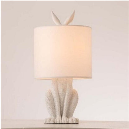 Masked Rabbit Resin Table Lamp