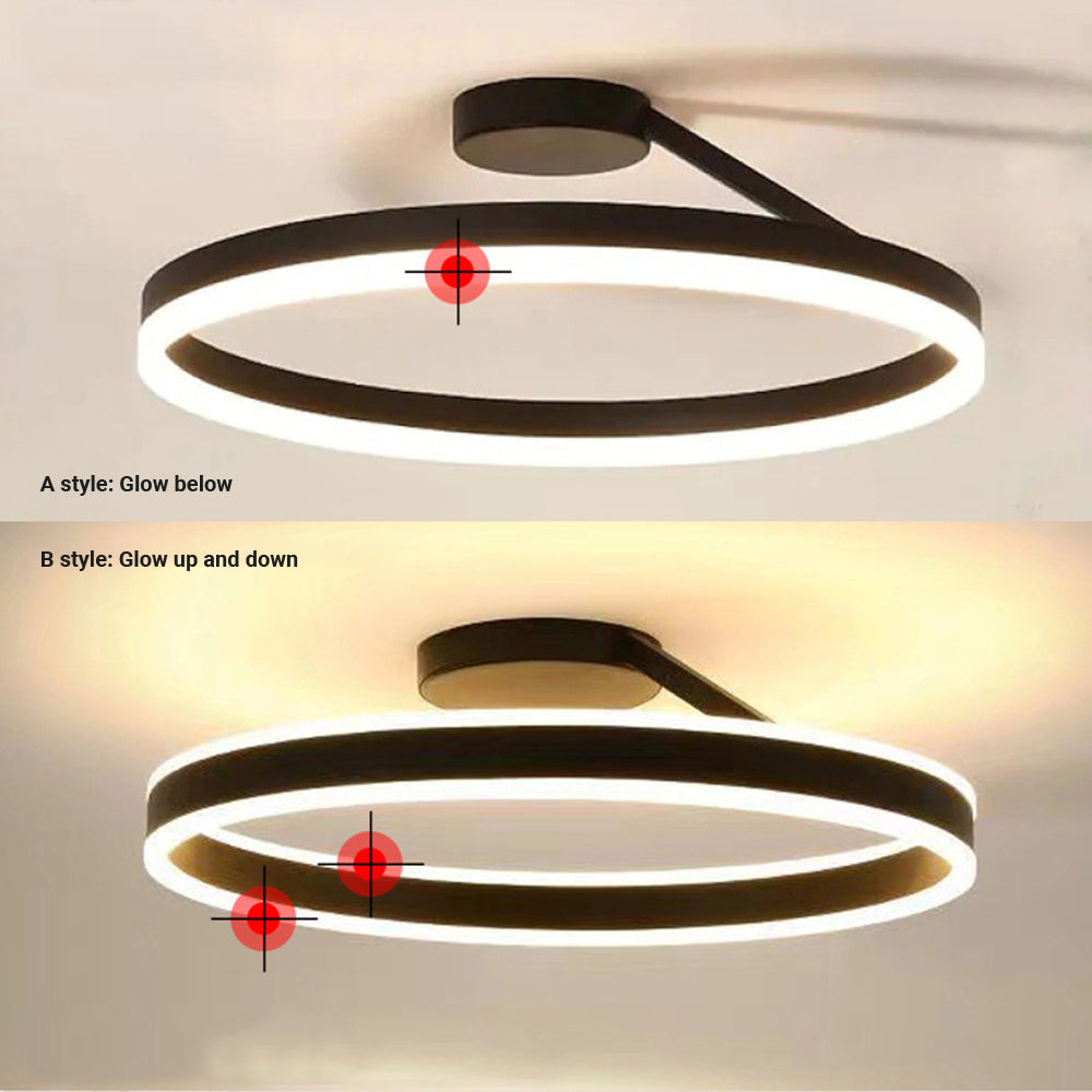 Modern Simple Round LED Ceiling Lighting for Living Room & Bedroom