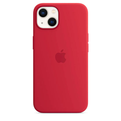 Red Silicone Case For iPhone - Full Cover