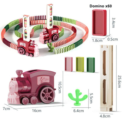 New Electric Domino Train Toy