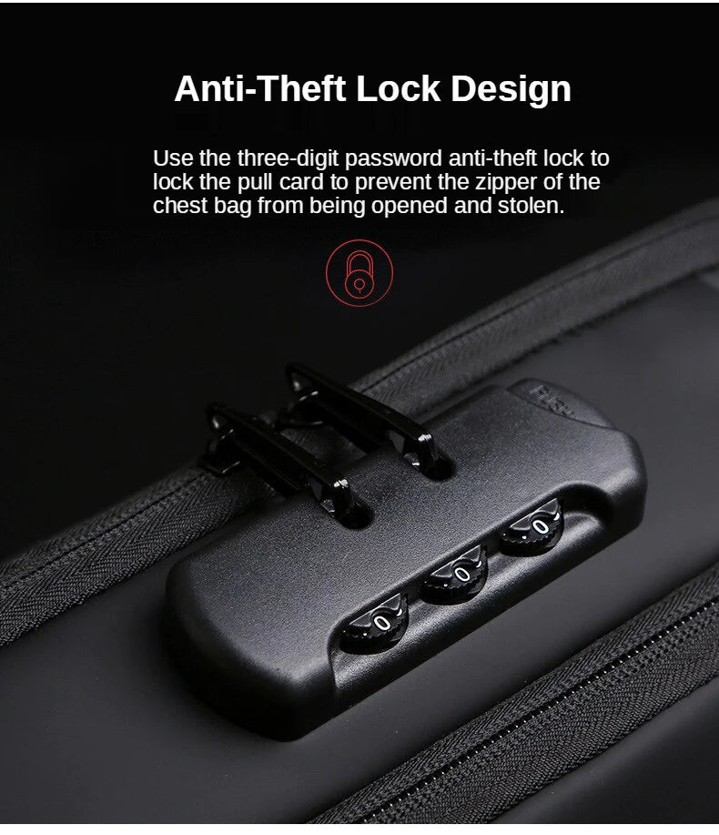 Anti-theft Waterproof Travel Bag With USB Charging Port on Sale